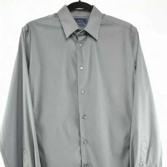 Zara Other - Zara Mens Gray Long Sleeve Shirt Slim Fit Large